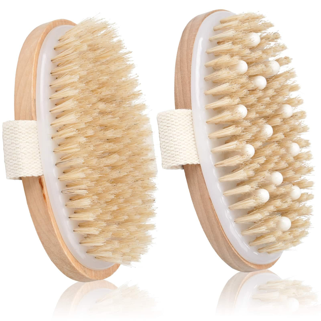 Farrow Crest Bath Compact Body Brush Sage