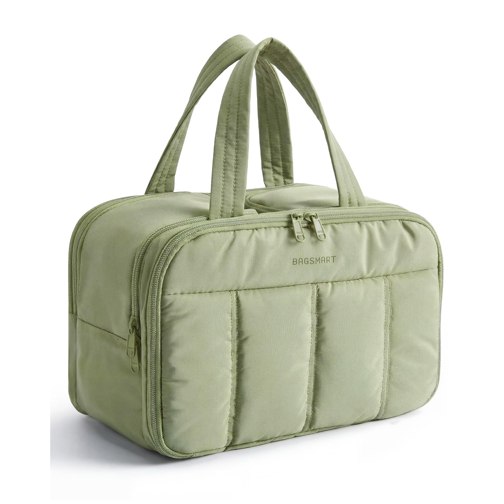 Farrow Crest Bath Modern Makeup Bag Sage