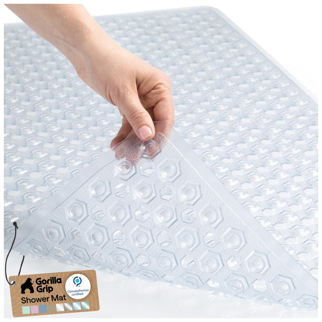 Farrow Crest Bath Deluxe Shower Mat Clear