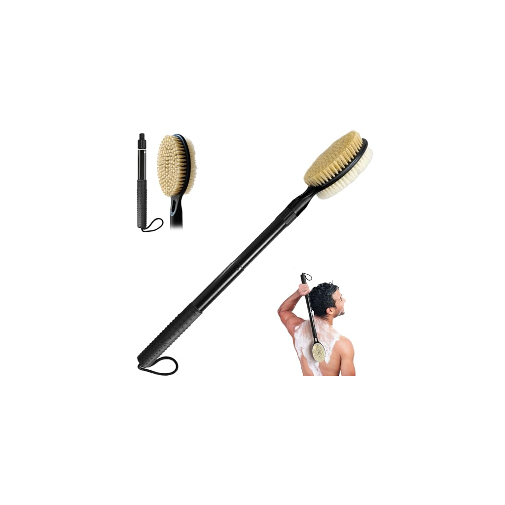 Farrow Crest Bath Wide Body Brush Clear